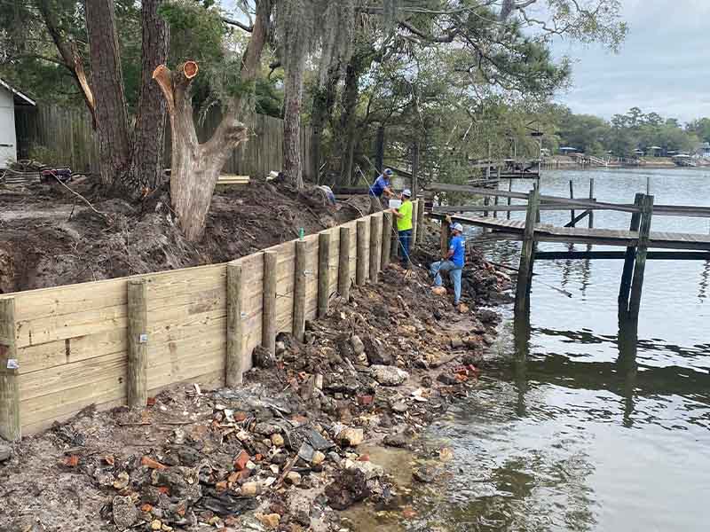Seawall Repair in Macclenny, FL