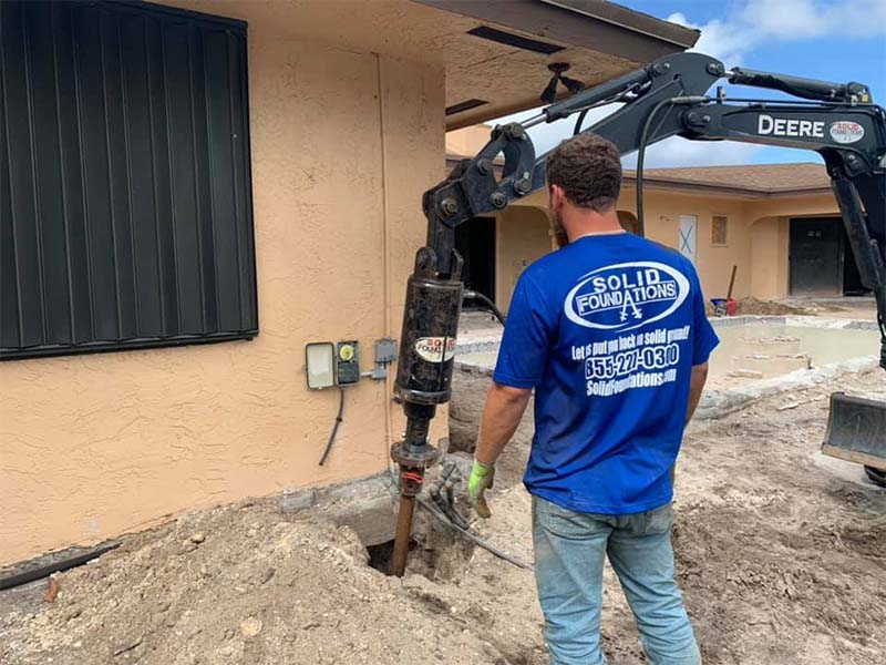 Concrete Slab Foundation Repair in Macclenny, FL