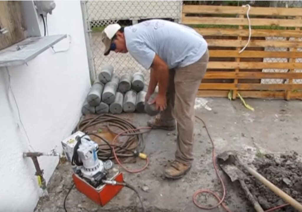 Slab Pier Installation in Macclenny, FL