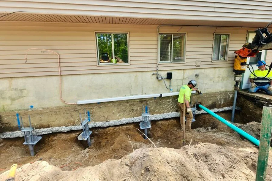 Helical Pier Installation in Macclenny, FL